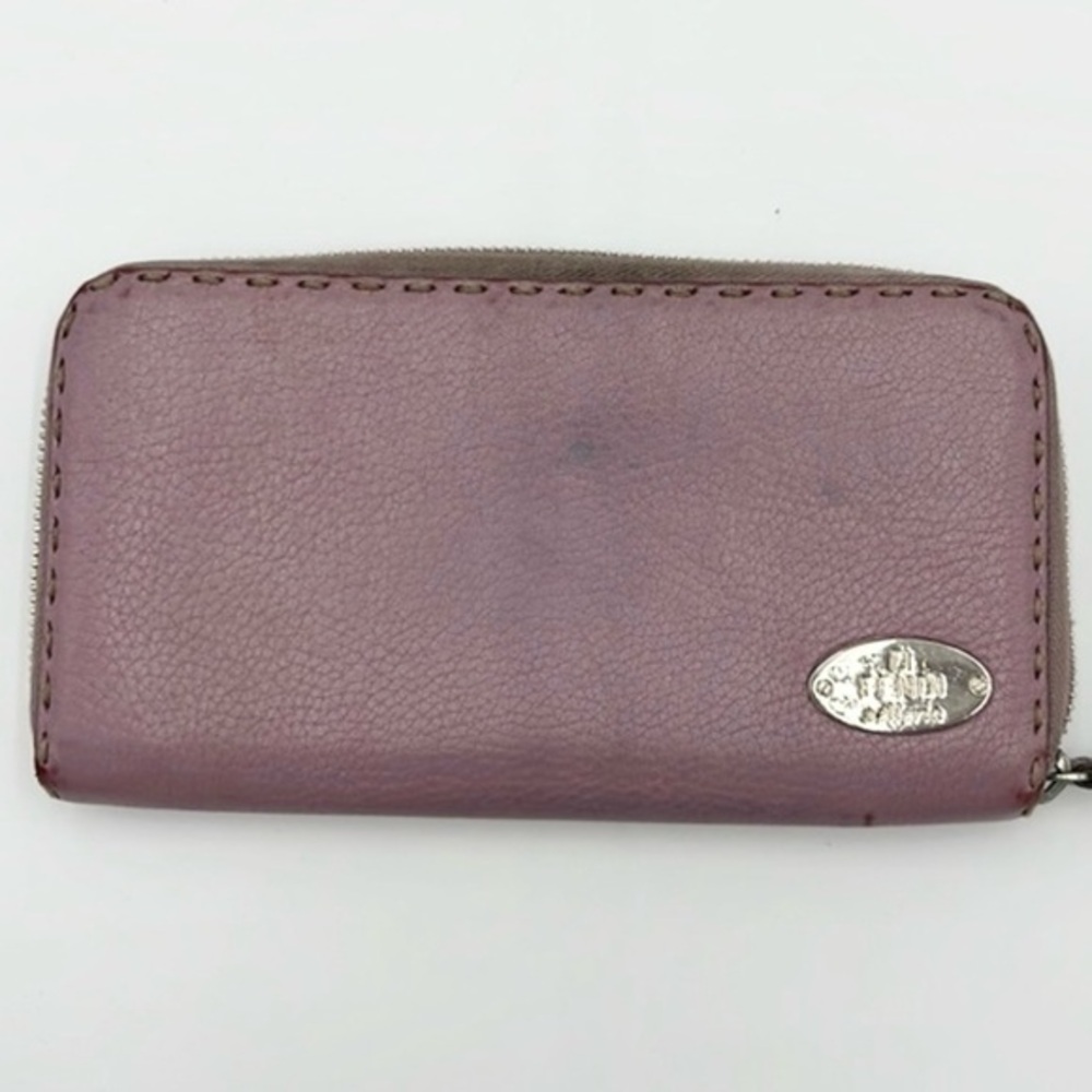 FENDI SELLERIA ROUND ZIP LONG WALLET